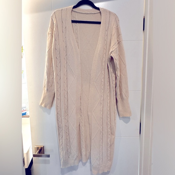 SHEIN cable knit sweater dress and cardigan - Picture 9 of 10
